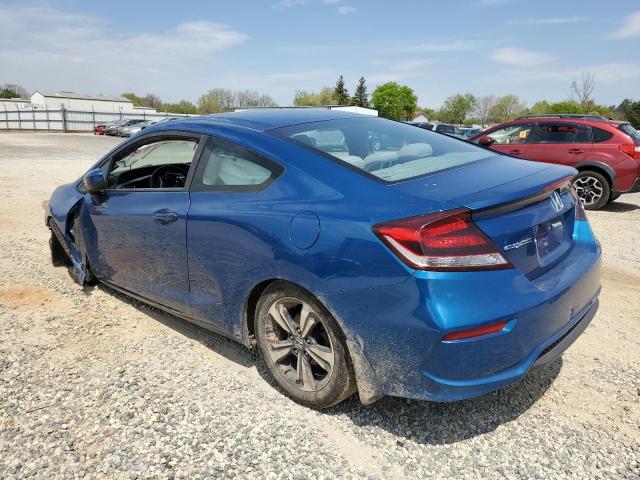 2HGFG3B85EH514070 - 2014 HONDA CIVIC EX BLUE photo 2