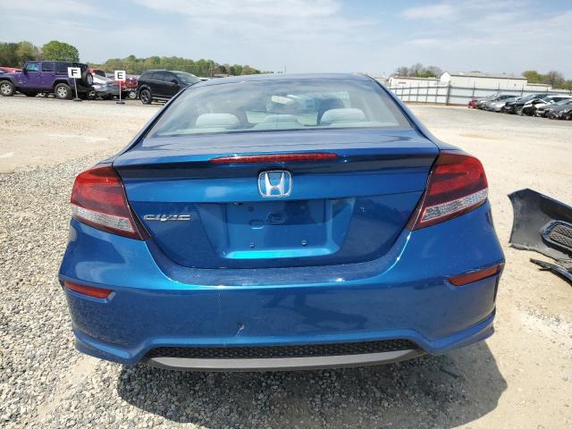 2HGFG3B85EH514070 - 2014 HONDA CIVIC EX BLUE photo 6