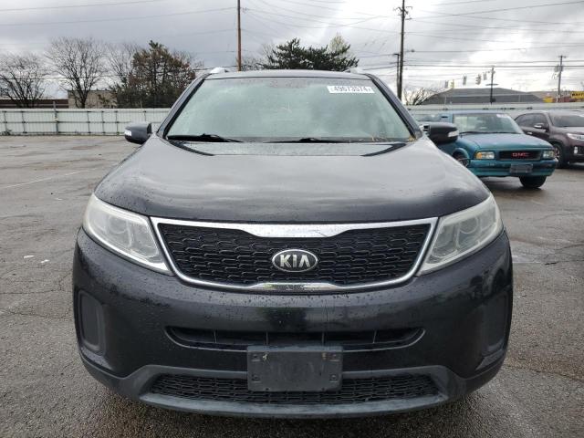 5XYKTDA73FG634926 - 2015 KIA SORENTO LX BLACK photo 5