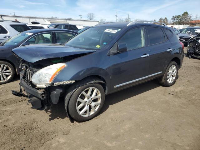 JN8AS5MV0DW659804 - 2013 NISSAN ROGUE S GRAY photo 1