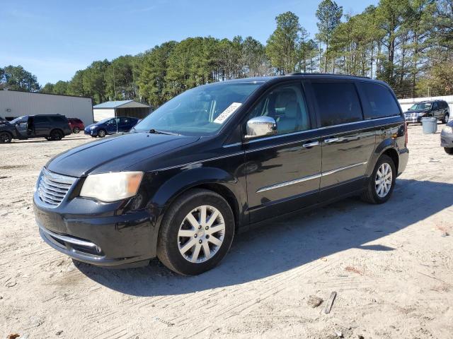 2C4RC1CG4CR137742 - 2012 CHRYSLER TOWN & COU TOURING L BLACK photo 1