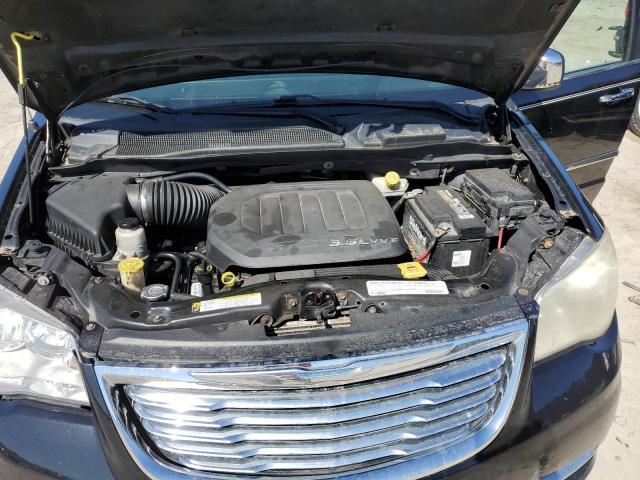 2C4RC1CG4CR137742 - 2012 CHRYSLER TOWN & COU TOURING L BLACK photo 12