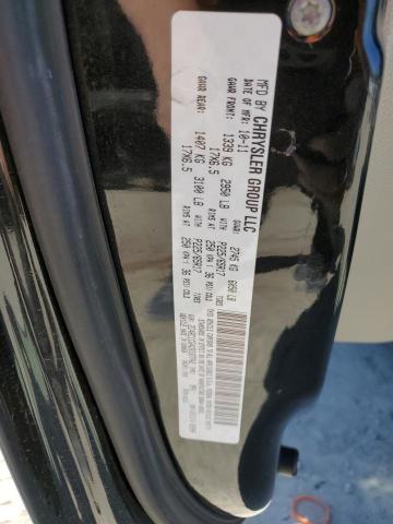 2C4RC1CG4CR137742 - 2012 CHRYSLER TOWN & COU TOURING L BLACK photo 13