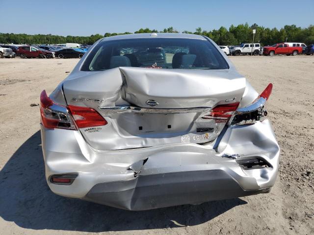 3N1AB7AP4KY316466 - 2019 NISSAN SENTRA S SILVER photo 6