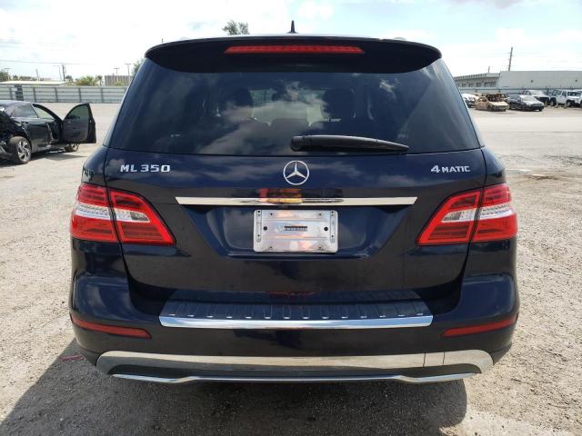 4JGDA5HB3CA037541 - 2012 MERCEDES-BENZ ML 350 4MATIC BLUE photo 6