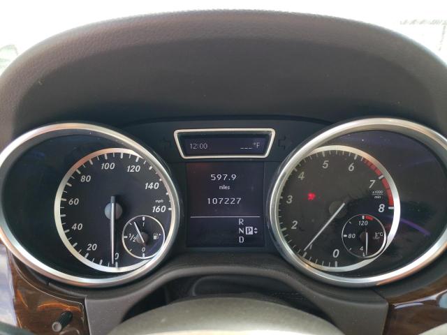 4JGDA5HB3CA037541 - 2012 MERCEDES-BENZ ML 350 4MATIC BLUE photo 9