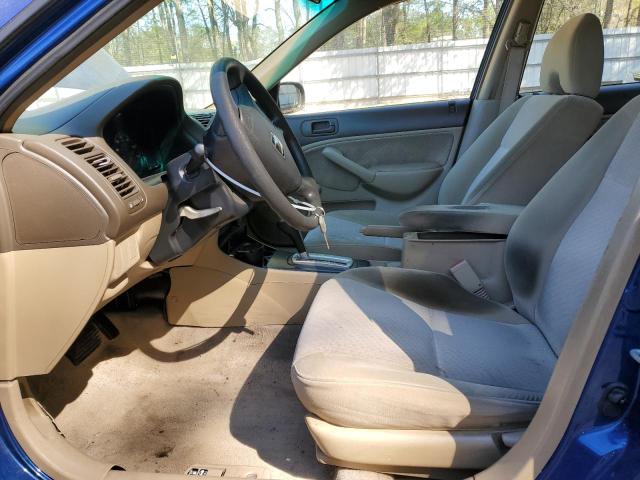 1HGES16364L003322 - 2004 HONDA CIVIC DX VP Mavi foto 7