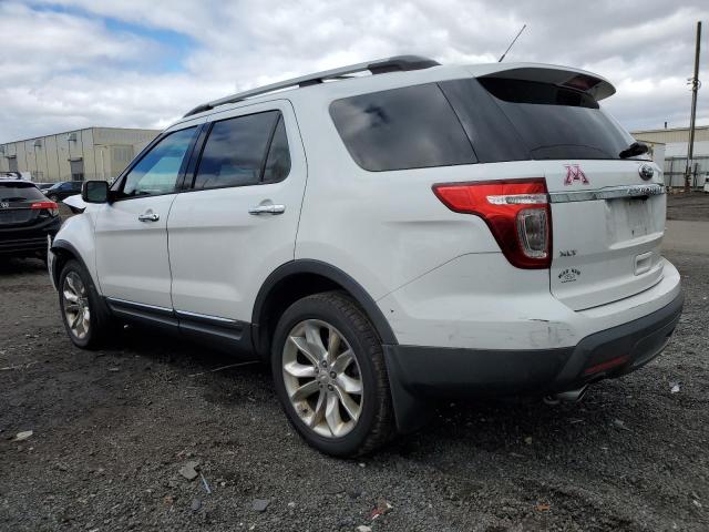 1FM5K8D80DGA77510 - 2013 FORD EXPLORER XLT WHITE photo 2