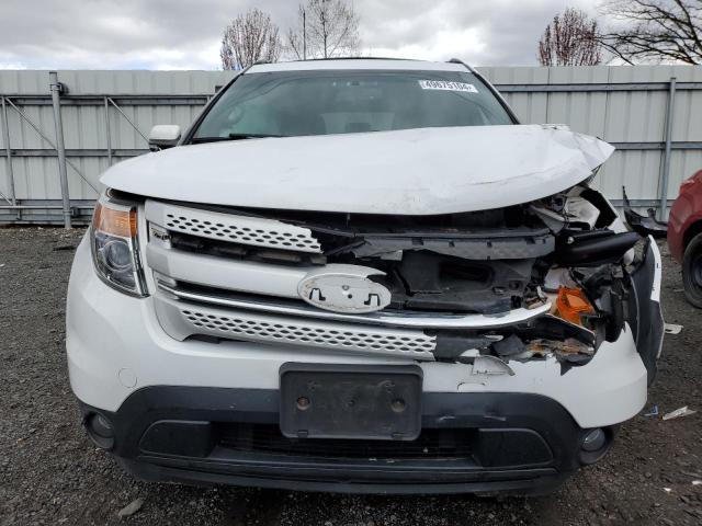 1FM5K8D80DGA77510 - 2013 FORD EXPLORER XLT WHITE photo 5