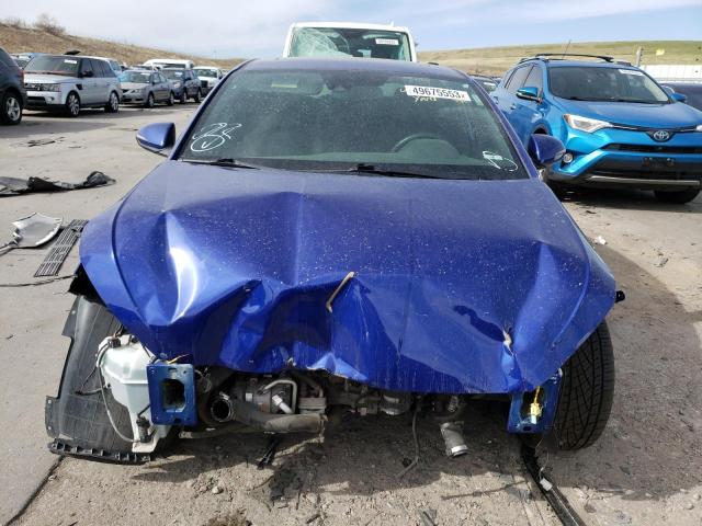 KMHD04LB2KU887999 - 2019 HYUNDAI ELANTRA SPORT BLUE photo 5