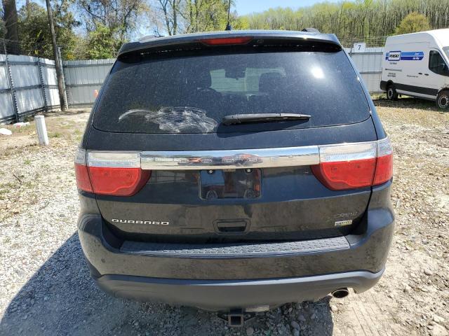 1D4RD4GG2BC694880 - 2011 DODGE DURANGO CREW BLACK photo 6