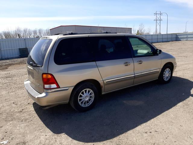 2FMZA5247YBA86219 - 2000 FORD WINDSTAR SE GOLD photo 3