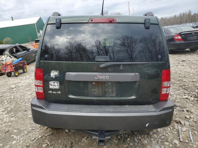 1J4PN3GK8AW180667 - 2010 JEEP LIBERTY RENEGADE GREEN photo 6