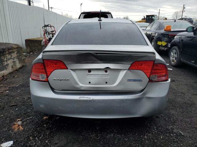 JHMFA36298S014432 - 2008 HONDA CIVIC HYBRID SILVER photo 6