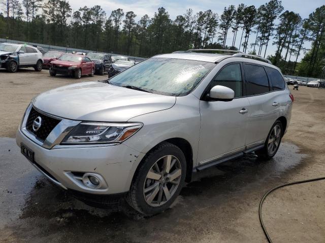 5N1AR2MM7FC600598 - 2015 NISSAN PATHFINDER S 银色 照片 1