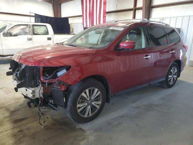 5N1DR2MN9KC585313 - 2019 NISSAN PATHFINDER S BURGUNDY photo 1