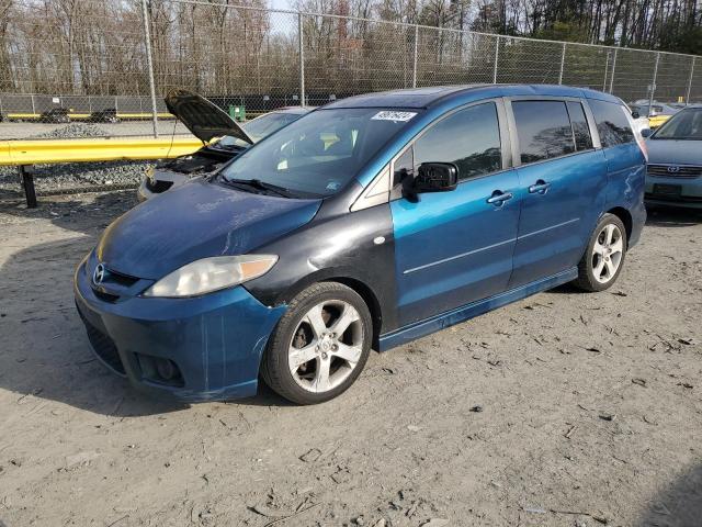 JM1CR293970149786 - 2007 MAZDA 5 TEAL photo 1