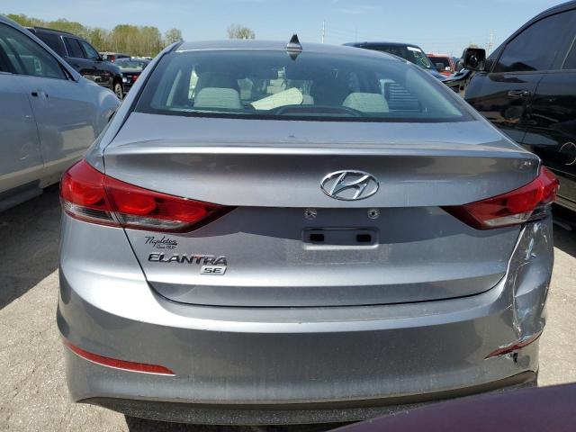 5NPD74LF2HH212496 - 2017 HYUNDAI ELANTRA SE BLACK photo 6