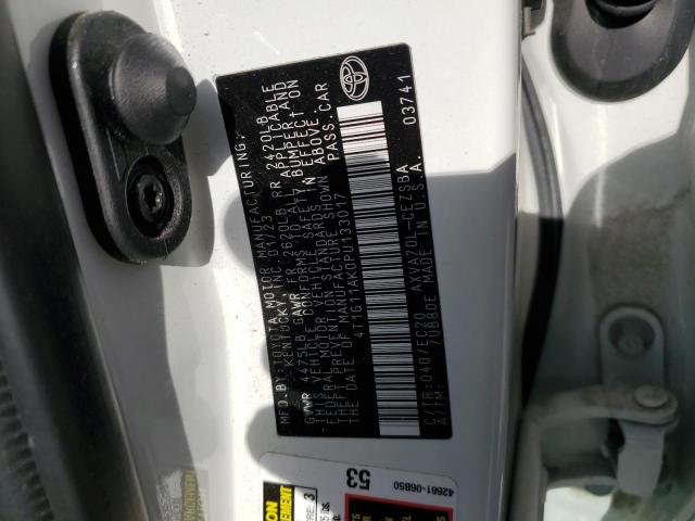 4T1G11AK0PU133017 - 2023 TOYOTA CAMRY SE NIGHT SHADE WHITE photo 13