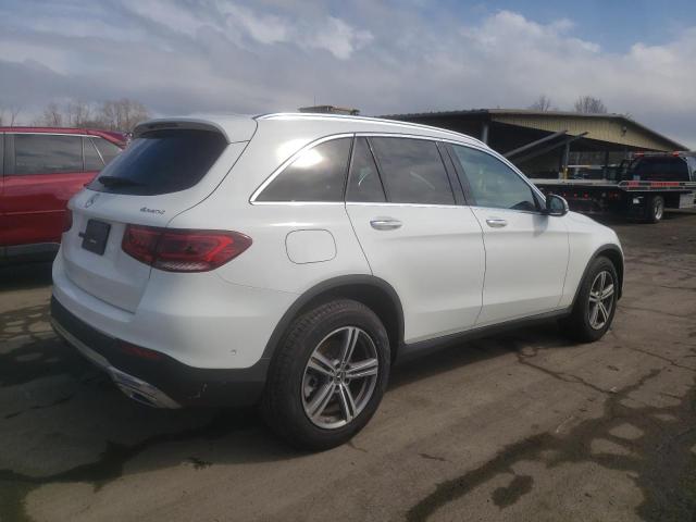 W1N0G8EB2NV390459 - 2022 MERCEDES-BENZ GLC 300 4MATIC WHITE photo 3