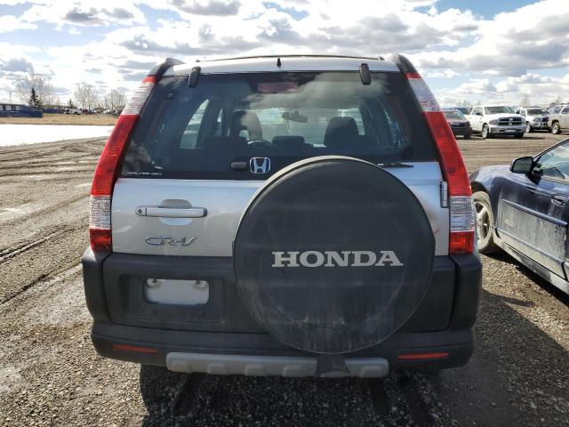 JHLRD78516C813054 - 2006 HONDA CR-V LX SILVER photo 6