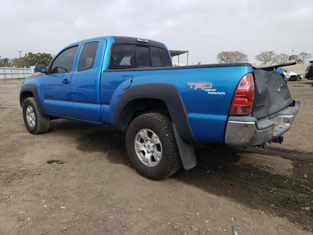 5TETU62N35Z017461 - 2005 TOYOTA TACOMA PRERUNNER ACCESS CAB BLUE photo 2