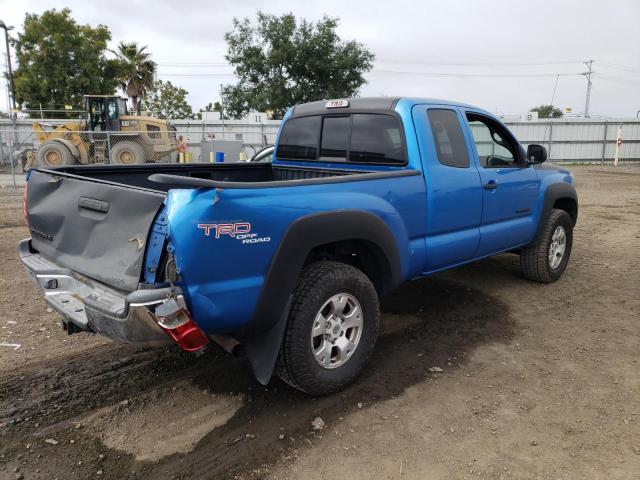 5TETU62N35Z017461 - 2005 TOYOTA TACOMA PRERUNNER ACCESS CAB BLUE photo 3