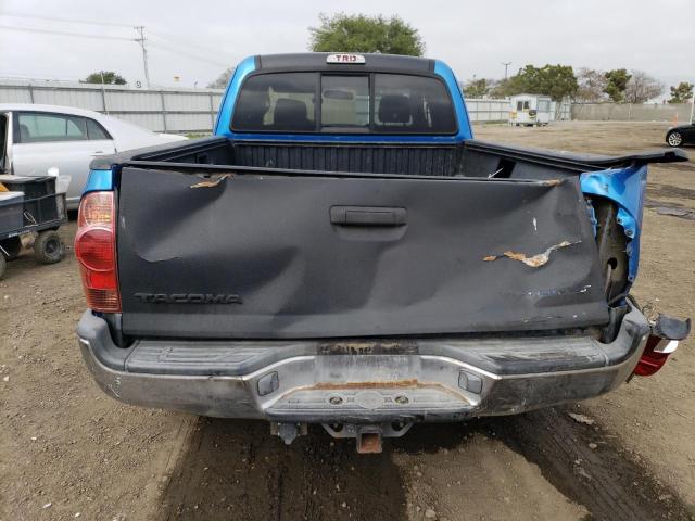 5TETU62N35Z017461 - 2005 TOYOTA TACOMA PRERUNNER ACCESS CAB BLUE photo 6
