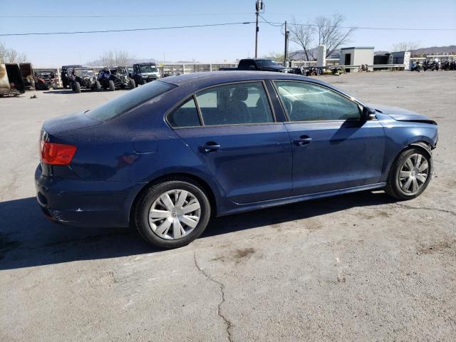 3VWDP7AJ2CM452821 - 2012 VOLKSWAGEN JETTA SE BLUE photo 3