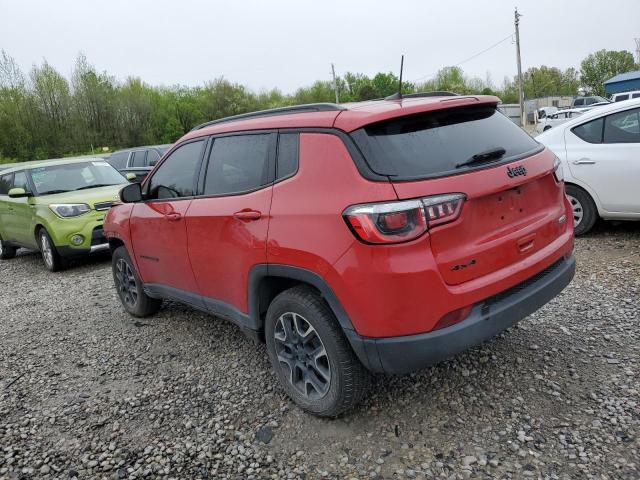 3C4NJDAB2LT204722 - 2020 JEEP COMPASS SPORT RED photo 2