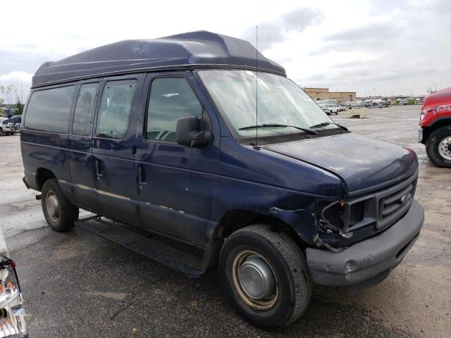 1FBNE31L26DB30658 - 2006 FORD ECONOLINE E350 SUPER DUTY WAGON BLUE photo 4