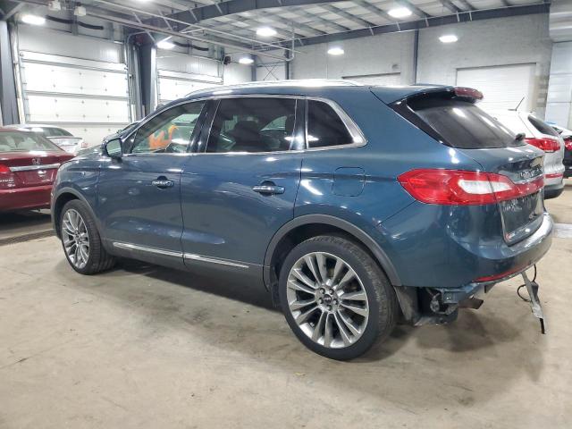 2LMTJ8LP3GBL28331 - 2016 LINCOLN MKX RESERVE BLUE photo 2