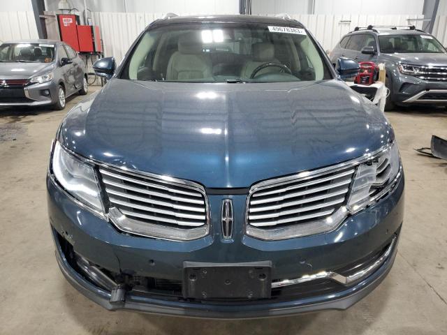 2LMTJ8LP3GBL28331 - 2016 LINCOLN MKX RESERVE BLUE photo 5