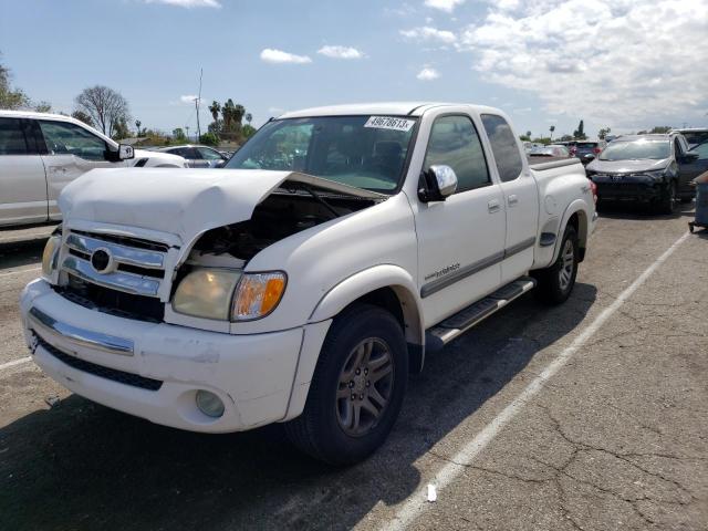 5TBRT34114S451923 - 2004 TOYOTA TUNDRA ACCESS CAB SR5 WHITE photo 1