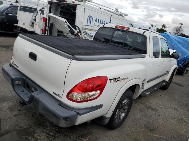 5TBRT34114S451923 - 2004 TOYOTA TUNDRA ACCESS CAB SR5 WHITE photo 3