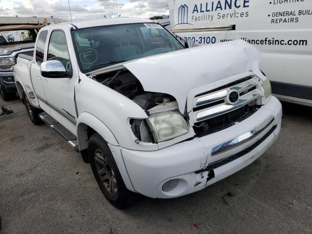 5TBRT34114S451923 - 2004 TOYOTA TUNDRA ACCESS CAB SR5 WHITE photo 4