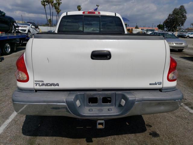 5TBRT34114S451923 - 2004 TOYOTA TUNDRA ACCESS CAB SR5 WHITE photo 6