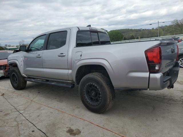 5TFAX5GN8LX167538 - 2020 TOYOTA TACOMA DOUBLE CAB SILVER photo 2