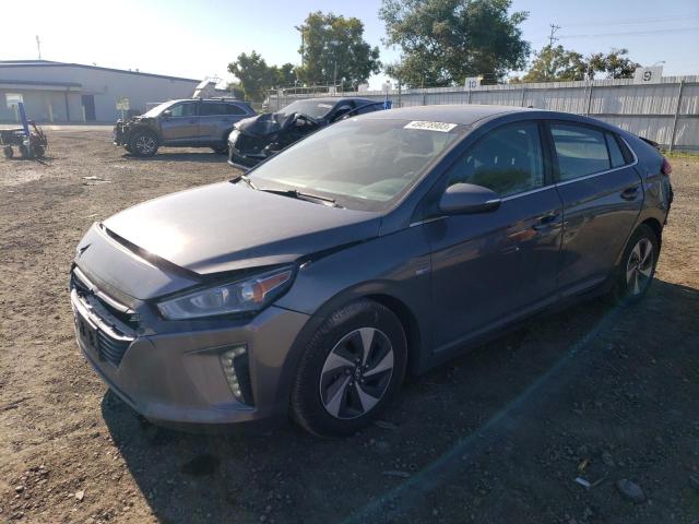 KMHC75LC4HU057510 - 2017 HYUNDAI IONIQ SEL GRAY photo 1