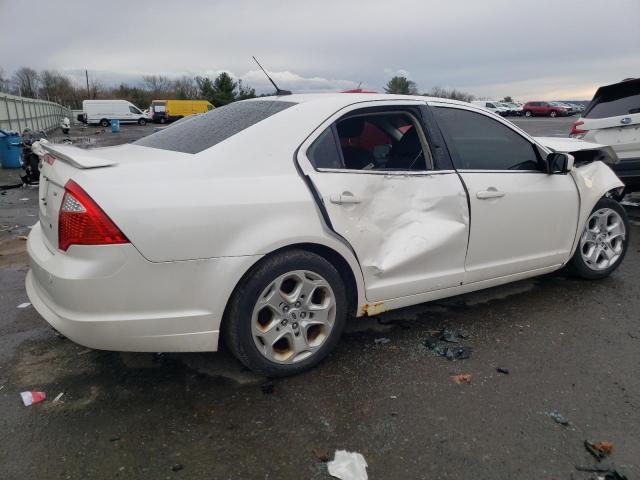 3FAHP0HA4AR287555 - 2010 FORD FUSION SE WHITE photo 3