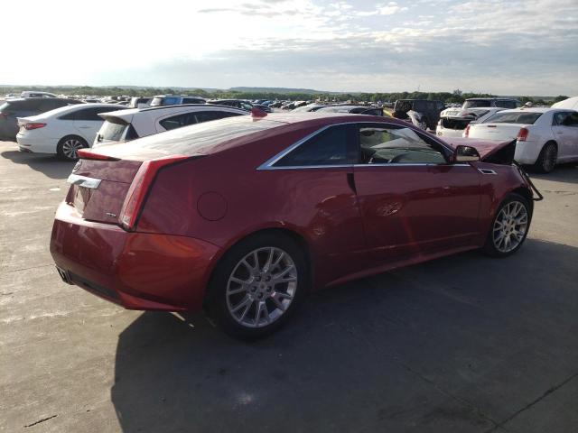 1G6DK1EDXB0117510 - 2011 CADILLAC CTS PERFORMANCE COLLECTION RED photo 3