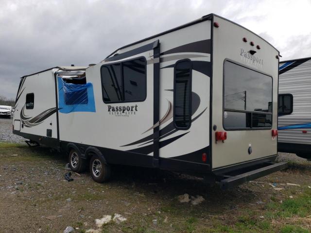 4YDT2892XJT415141 - 2018 KEYSTONE PASSPORT WHITE photo 3
