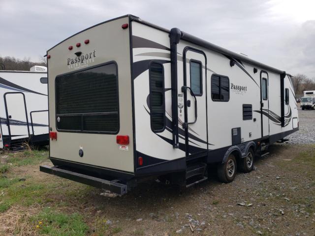 4YDT2892XJT415141 - 2018 KEYSTONE PASSPORT WHITE photo 4