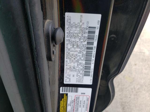 3TMJU62N97M030643 - 2007 TOYOTA TACOMA DOUBLE CAB PRERUNNER BLACK photo 12