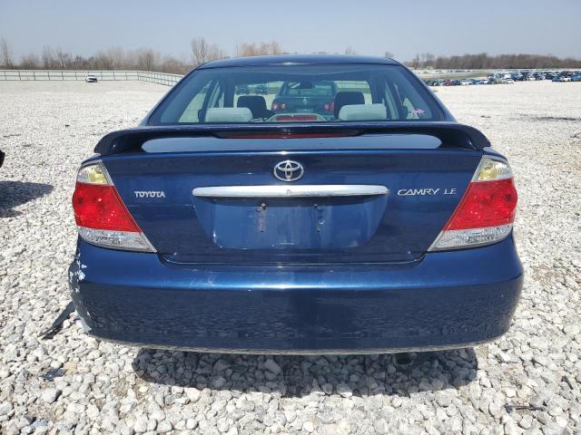 4T1BE32K86U162675 - 2006 TOYOTA CAMRY LE BLUE photo 6
