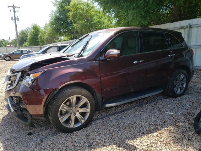 2HNYD2H85DH509879 - 2013 ACURA MDX ADVANCE BURGUNDY photo 1