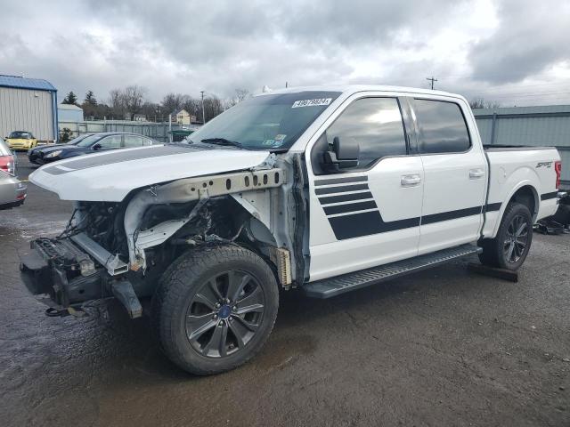 1FTEW1EP5JFB37160 - 2018 FORD F150 SUPERCREW WHITE photo 1