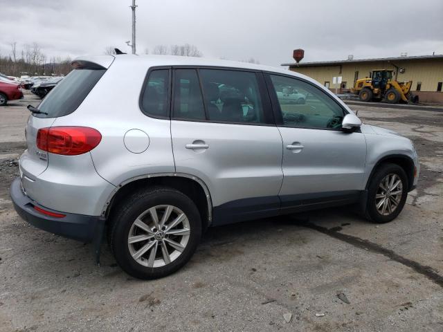 WVGBV3AX3EW551403 - 2014 VOLKSWAGEN TIGUAN S SILVER photo 3