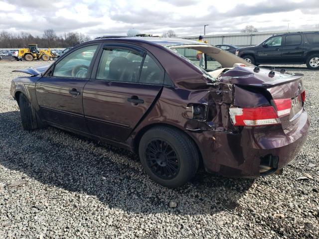 5NPEU46F46H151030 - 2006 HYUNDAI SONATA GLS PURPLE photo 2