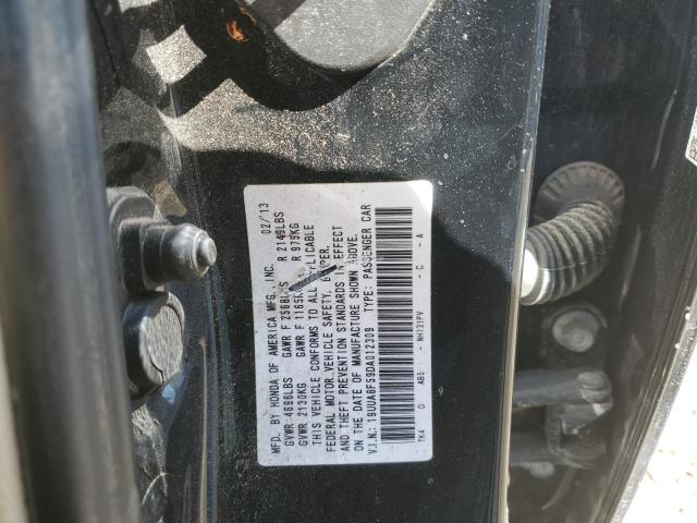 19UUA8F59DA012309 - 2013 ACURA TL TECH BLACK photo 12